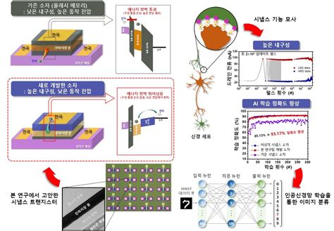 인공지능 대용량 학습과 뉴로모픽 컴퓨팅 구현 위한 인공시냅스 트랜지스터 개발