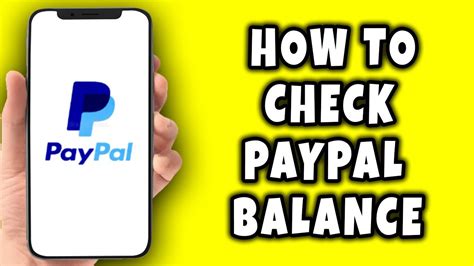 How To Check Paypal Balance Paypal Tutorial Youtube