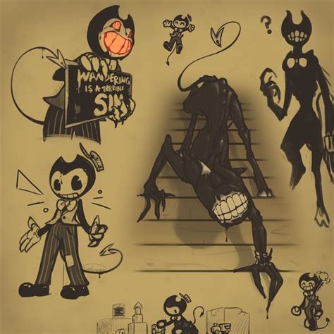 Pin By Charcoal On Batim Dr Bendy And The Ink Machine Ink Cartoon