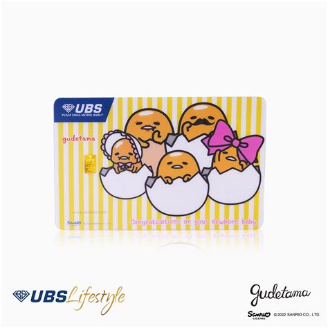 Jual UBS Logam Mulia Sanrio Gudetama Newborn 0 1 Gr Shopee Indonesia