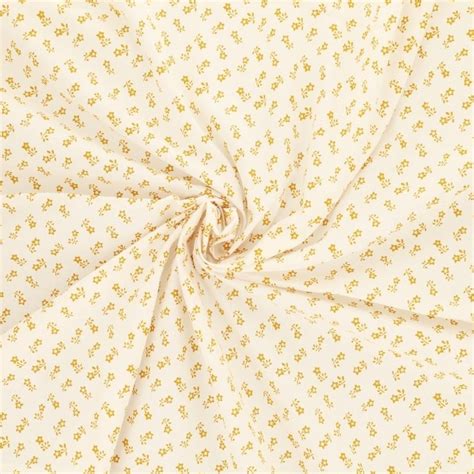 Tissu Starlette Coton 57fils Curry Tissus Des Ursules