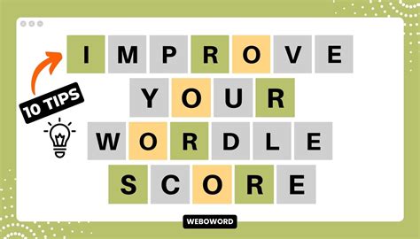 Top 10 Actionable Tips To Improve Wordle Score 🏆