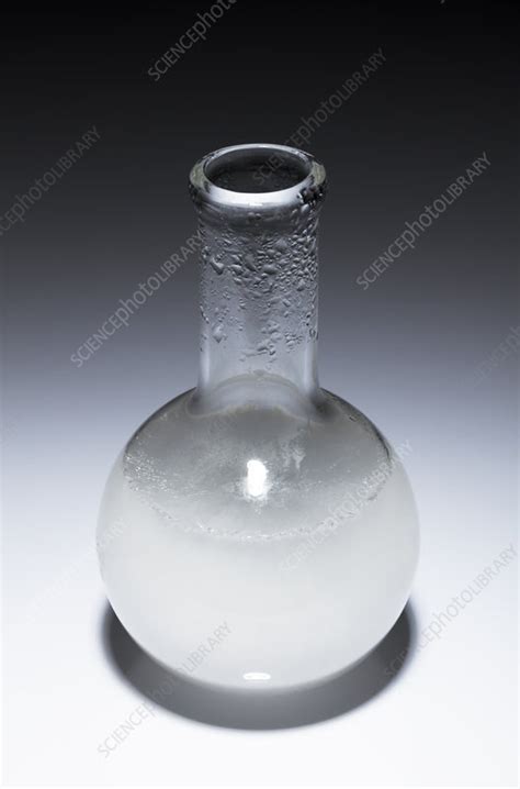 Crystallization Of Sodium Acetate Stock Image C052 7655 Science