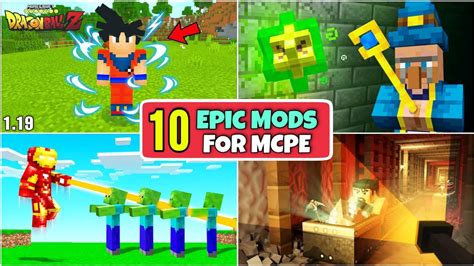 Top 10 Epic Mods For Minecraft Pocket Edition Best Minecraft Mods 1