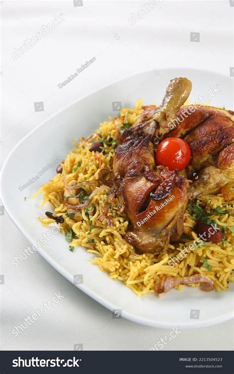 Isolated Chicken Biryani Traditional Arabic Food Stock Photo 2213504523 | Shutterstock