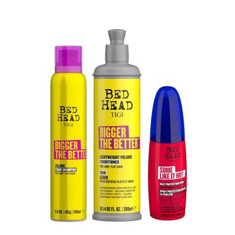 Kit TIGI Bed Head Bigger The Better Some Like It Hot Beleza Na Web