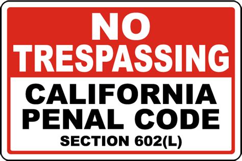 California No Trespassing Sign Save 10 Online Ships Fast