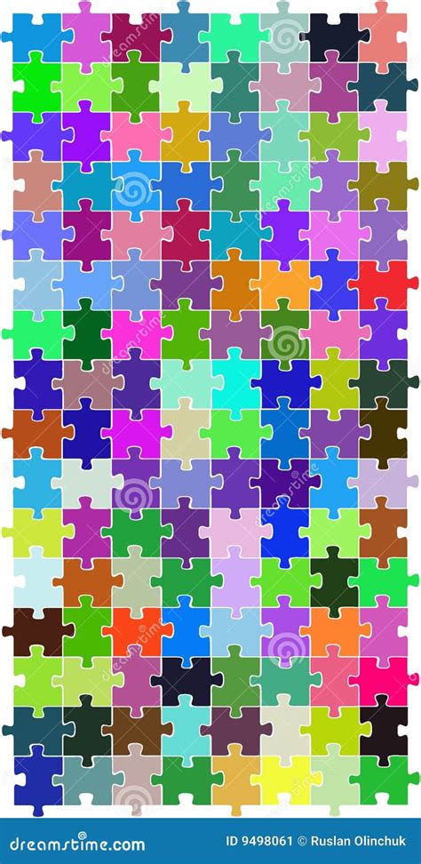 color puzzle stock vector illustration  ornament game