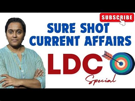 Kerala Psc Sure Shot Current Affairs Ldc Most Important Current