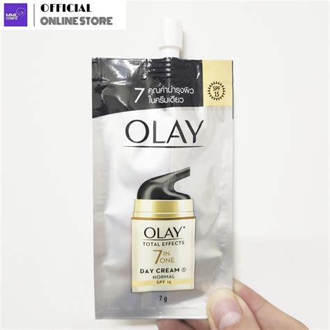 Olay โอเลย์ โททัล เอฟเฟ็คส์ 7อิน1 เดย์ครีม นอร์มิล Spf15 7ก แบบซอง Shopee Thailand