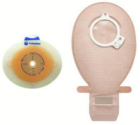 Coloplast Ostomy Pouch Sensura Two Piece System 1 3 4 Inch Stoma