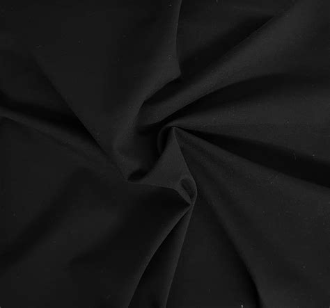 Black Viscose Rayon Spandex Ponte Knit Fabric By The Yard And Wholesale