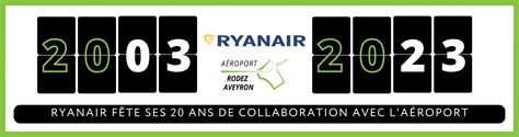 Ryanair A Roport Rodez Aveyron Saison Estivale