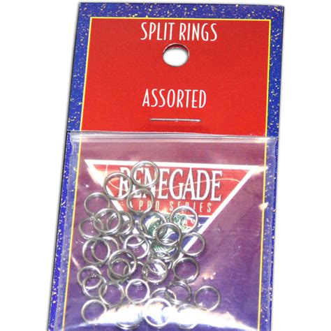 Renegade Pro Assorted Split Rings Amaysing Fishing