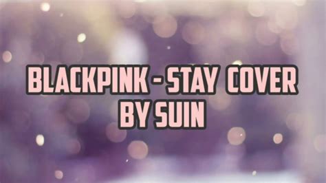 Blackpink 블랙핑크 Stay Cover By Suin Youtube