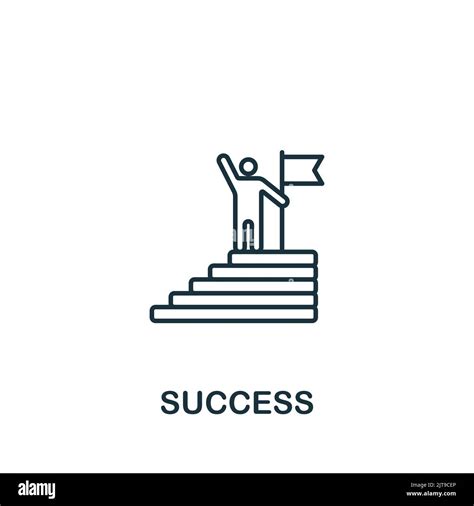 Success Icon Line Simple Success Icon For Templates Web Design And