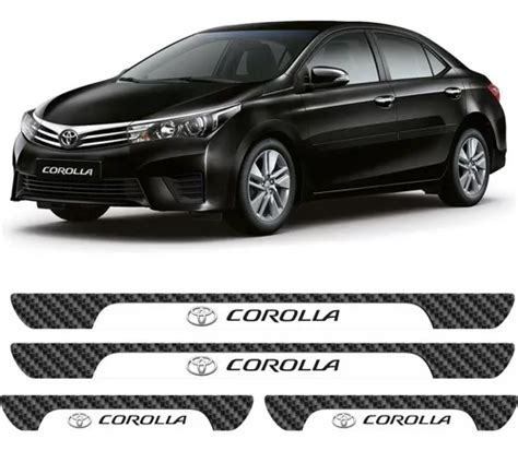 Kit Adesivo Toyota Corolla Soleira Resinada Sol