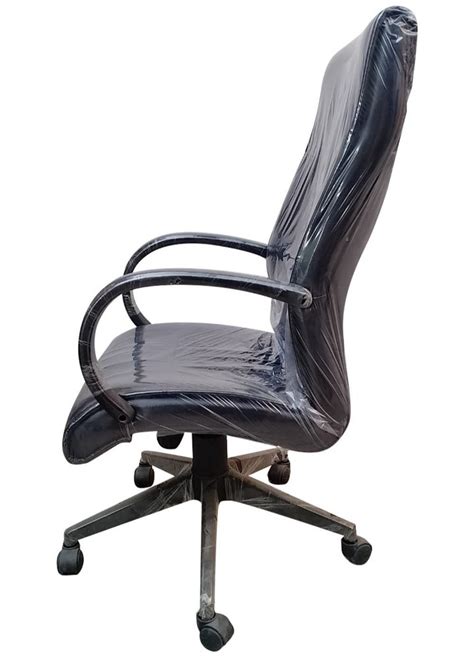 High Back Black Revolving Leather Office Chair At Rs In Meerut