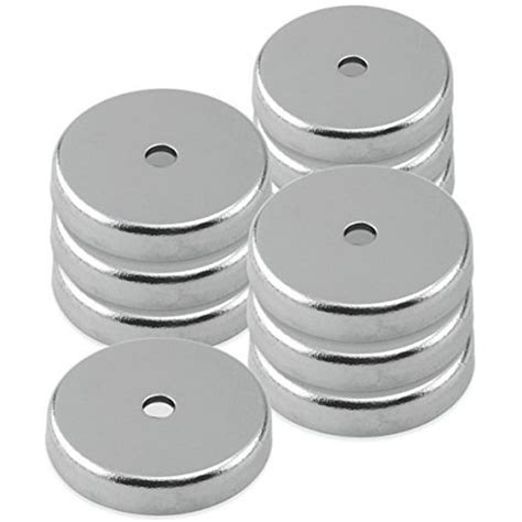 Master Magnetics Round Base Magnet Fastener With 0190 Center Hole