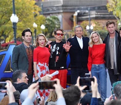 Avengers: Endgame cast at Disney’s California Adventure Park (April 5 ...