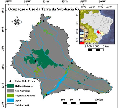 Uso e ocupação do solo ESTUDO DA LINEARIDADE DA SUB BACIA 63 NA