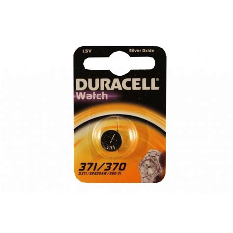 Duracell 371 370g6sr920w Watch Battery For Button Cells