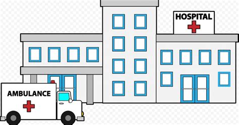 Cartoon Hospital Emergency Ambulance Clipart | Citypng