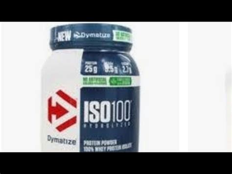 Dymatize Iso Review Youtube