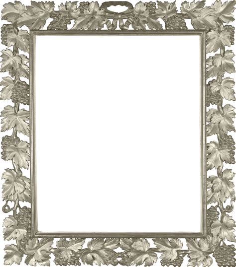 Silver Frame PNG Transparent