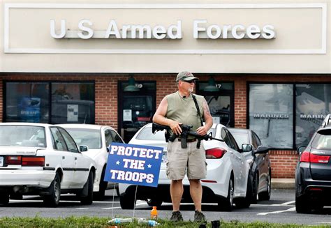 Armed Civilians Have Been Guarding Military Recruiters