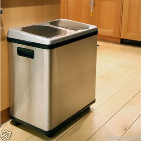 Set Of 3 Stainless Steel Trash Cans — Madison Art Center Design
