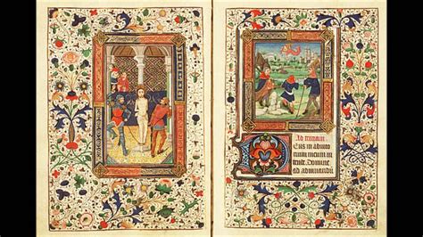 Medieval Illuminated Manuscript Vellum Picture Slideshow Youtube