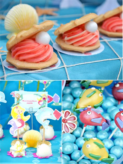 Under The Sea Mermaid Birthday Party Party Ideas Party Printables Blog