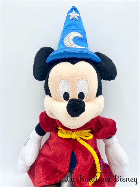 Peluche Mickey Mouse Fantasia Disney Parks Disneyland Paris Chapeau