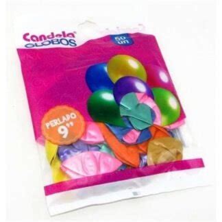 Globos Perlados Candela Lisos Surtidos X Uni Abril Distribuciones