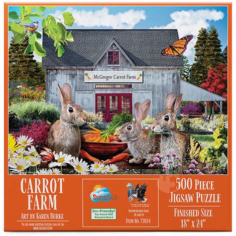 SunsOut Carrot Farm Puzzle 500pcs Puzzles Canada