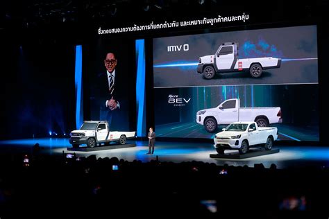 Toyota launches IMV 0 concept, Hilux Revo BEV concept in Thailand