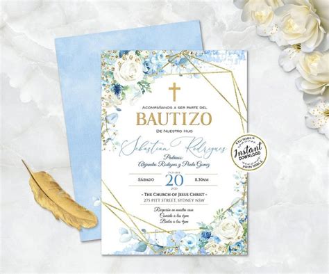 Baptism Invitations Invitation Paper Digital Invitations Birthday