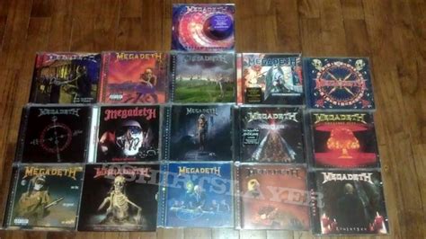 Megadeth CD Collection | TShirtSlayer TShirt and BattleJacket Gallery