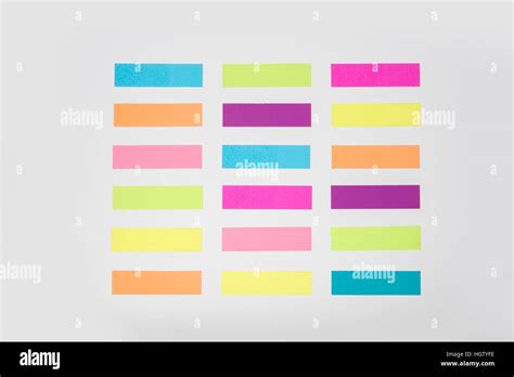 Various Colorful Labels Stock Photo Alamy