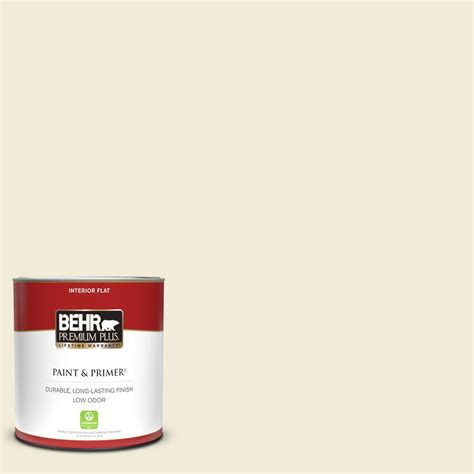 BEHR PREMIUM PLUS 1 Qt PPU7 13 Coastal Beige Flat Low Odor Interior