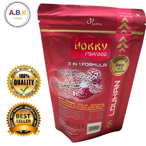 Jual Pelet Pellet Hokky In Pakan Makanan Ikan Louhan Lohan Gr