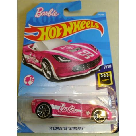 Jual Hot Wheels 14 Corvette Stingray Barbie Shopee Indonesia