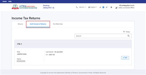 Offline Utility For ITRs User Manual Income Tax Department