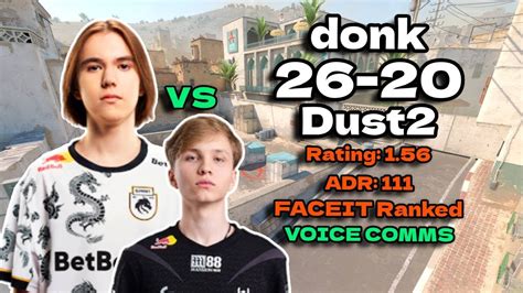 Donk Vs M Nesy Kills Dust Faceit Ranked July Cs Pov