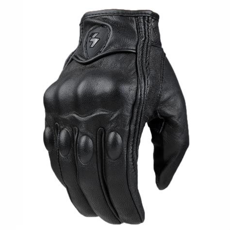 Touch Screen Leather Gloves Motorcycle Gloves Summer Off Road Racing Rider Motorcycle Gloves In