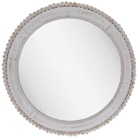 Beaded Round Wood Wall Mirror Hobby Lobby 1811892 Wood Wall