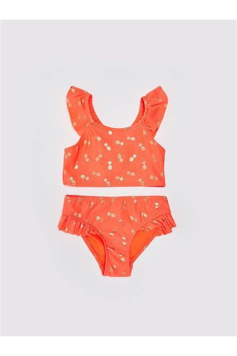 LC Waikiki Bedruckter Mädchen Bikini Trendyol