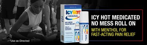 Amazon Icy Hot Original Medicated Pain Relief Liquid With No Mess Applicator Fluid