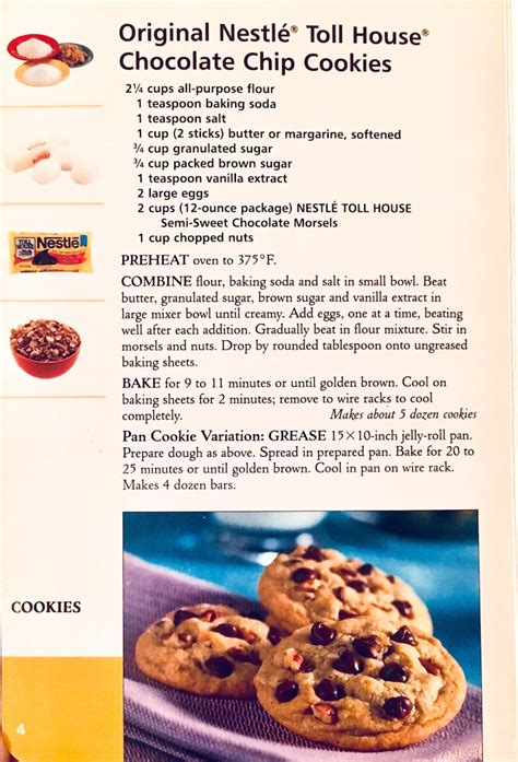 Nestle Chocolate Chip Cookies